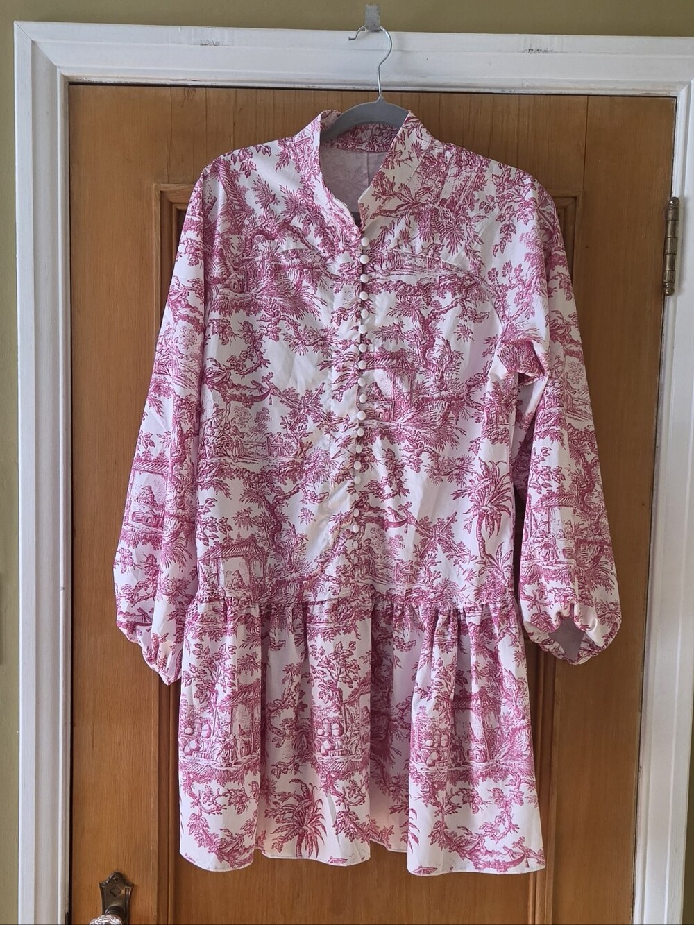 Pink Toile Dress